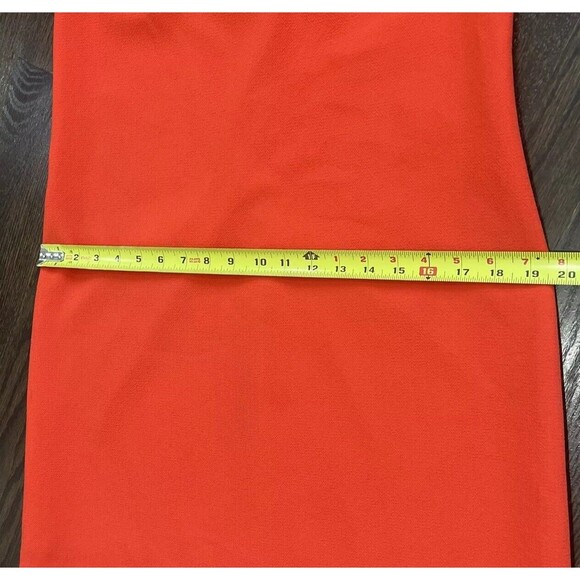 Trina Turk Mini Dress Women’s 6 Charleston Ruffle Orange Flutter Sleeve Colorful - Picture 10 of 10